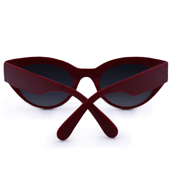 Sustainable Elizabeth Sunglasses - Ruby - Image 9