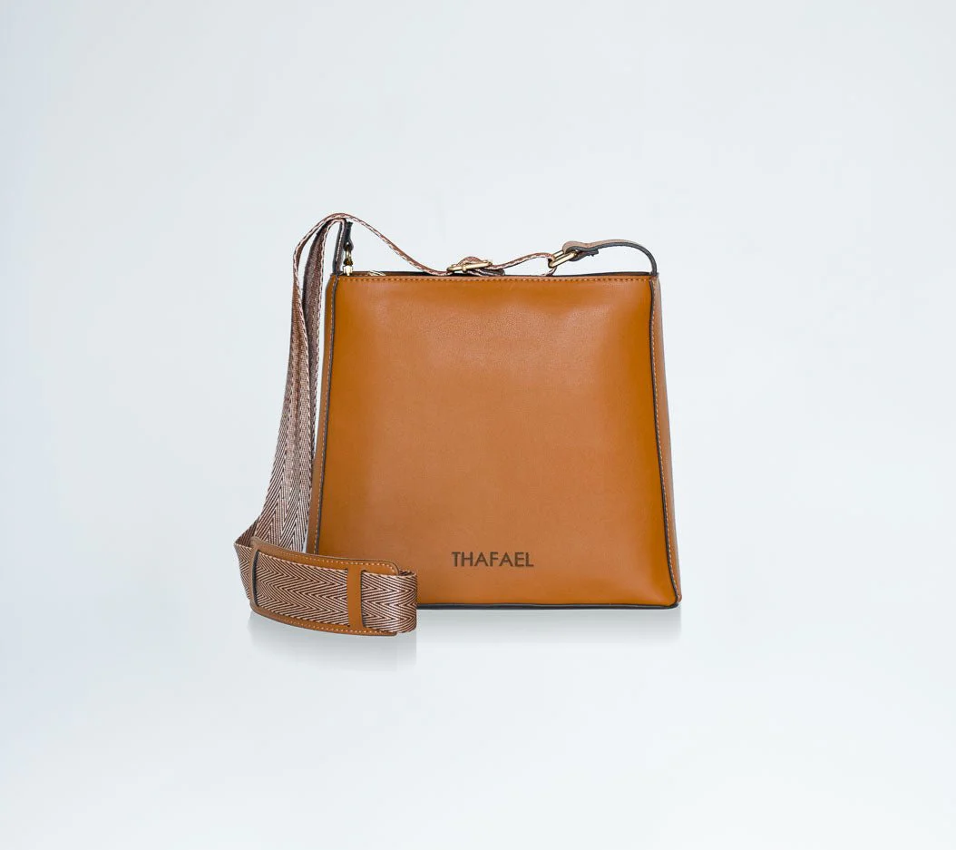 Thafael Crossbody Travel Bag – Anti-Theft, Vegan Cactus Leather (Limited Edition)