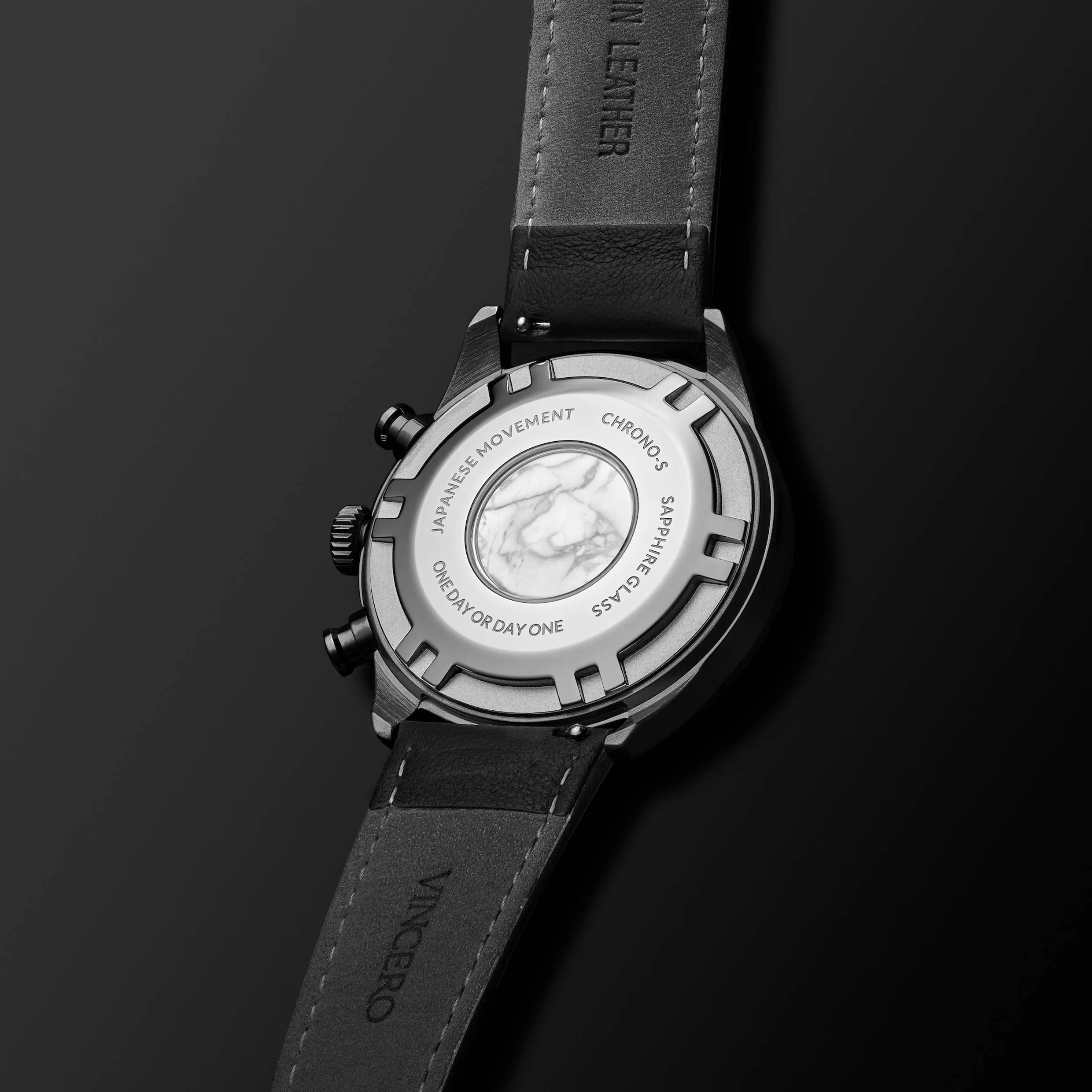 The Chrono S2 Men's Watches - Silver/Tan Watch - Image 6