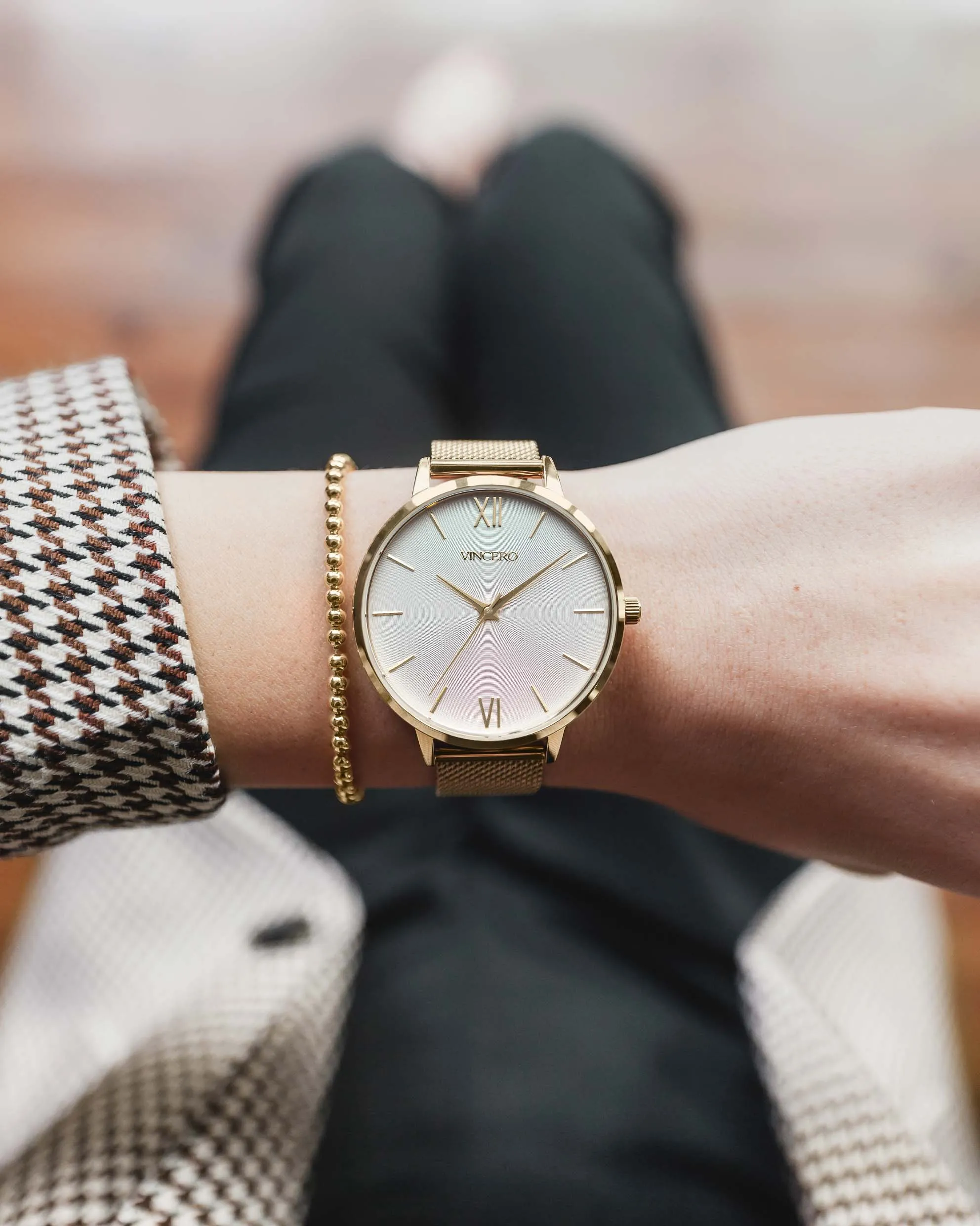 The Eros Mesh Men's Watches - Gold + Satin - Image 4