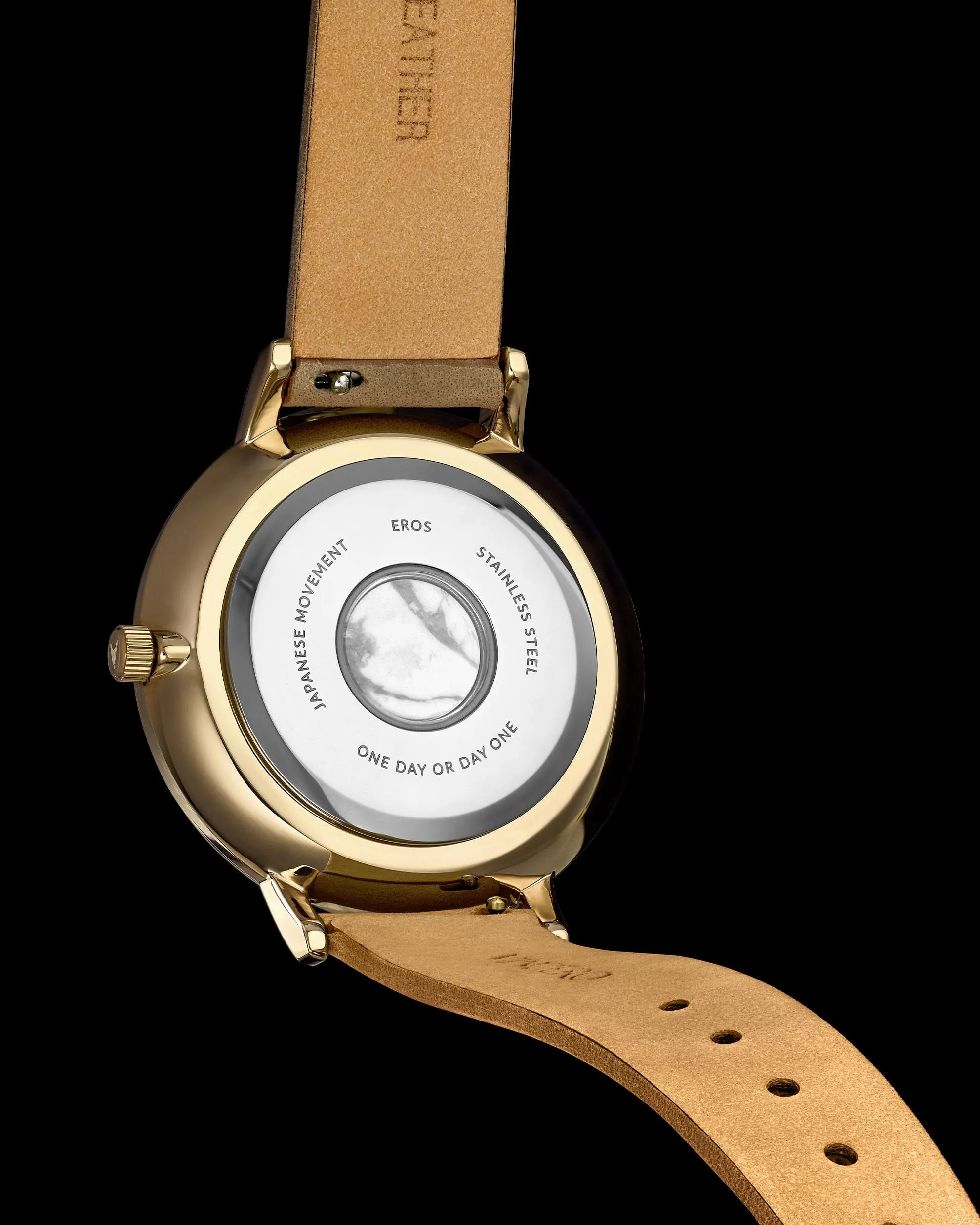 The Eros Mesh Men's Watches - Gold + Satin - Image 7