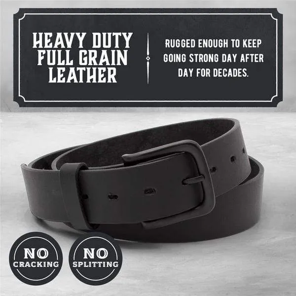 The Huntsman Belt â Durable Full Grain Leather Everyday Belt - Image 3