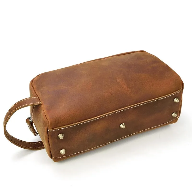 The Wanderer Toiletry Bag | Genuine Leather Toiletry Bag - Image 18