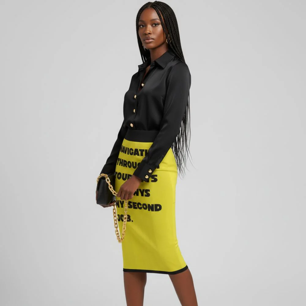 TIMES SQUARE Pencil Skirt BYMANYC® New York - Image 2