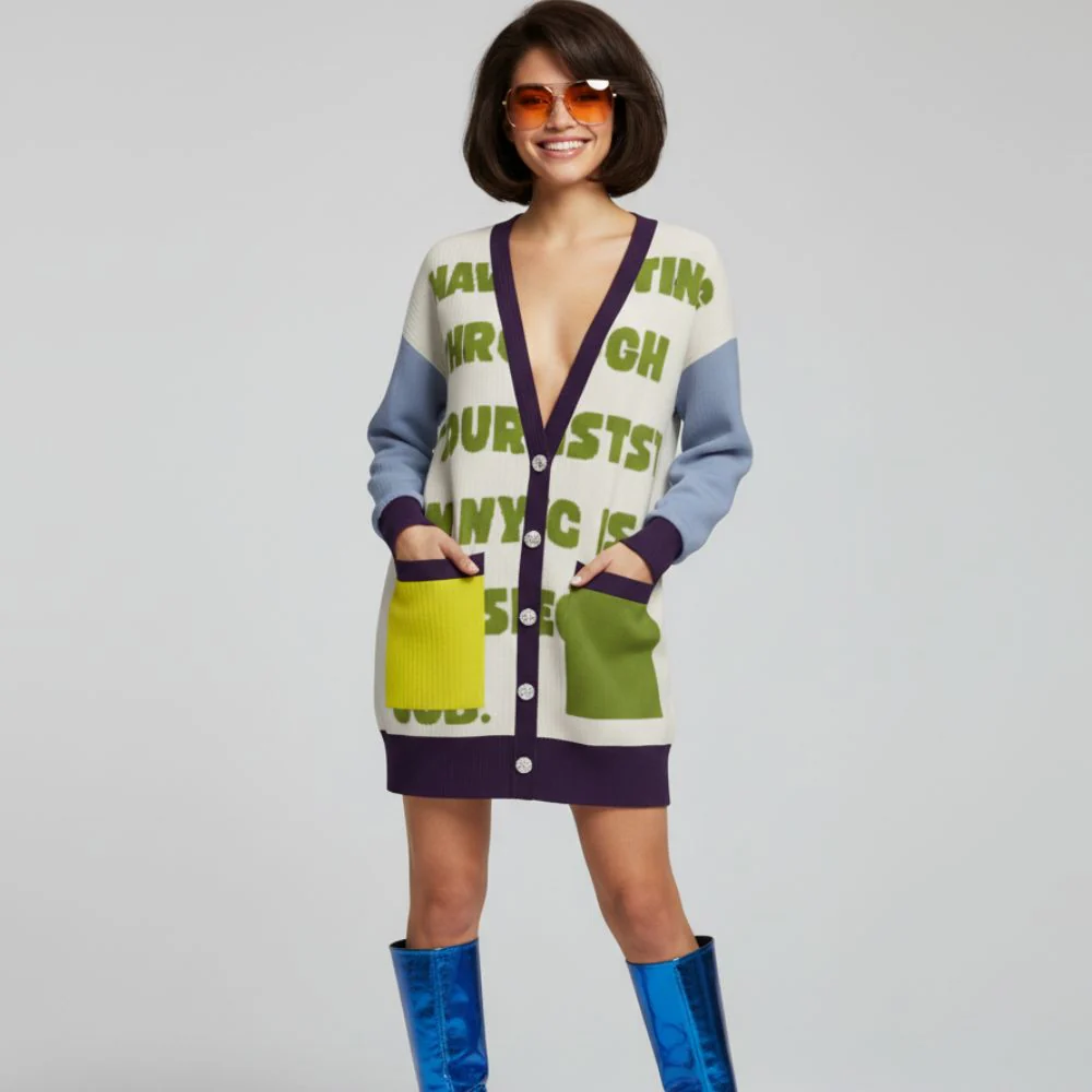 UNION SQUARE Long Cardigan Dress BYMANYC ® New York - Image 2