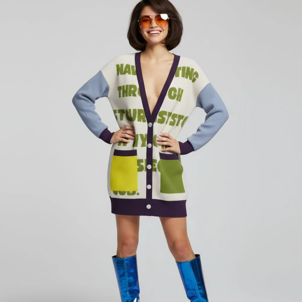 UNION SQUARE Long Cardigan Dress BYMANYC ® New York - Image 3