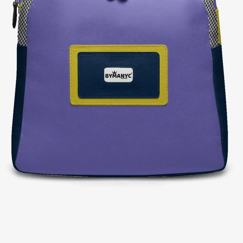 Urban Violet Vegan Backpack by BYMANYC ® New York – Made in Italy - Image 4