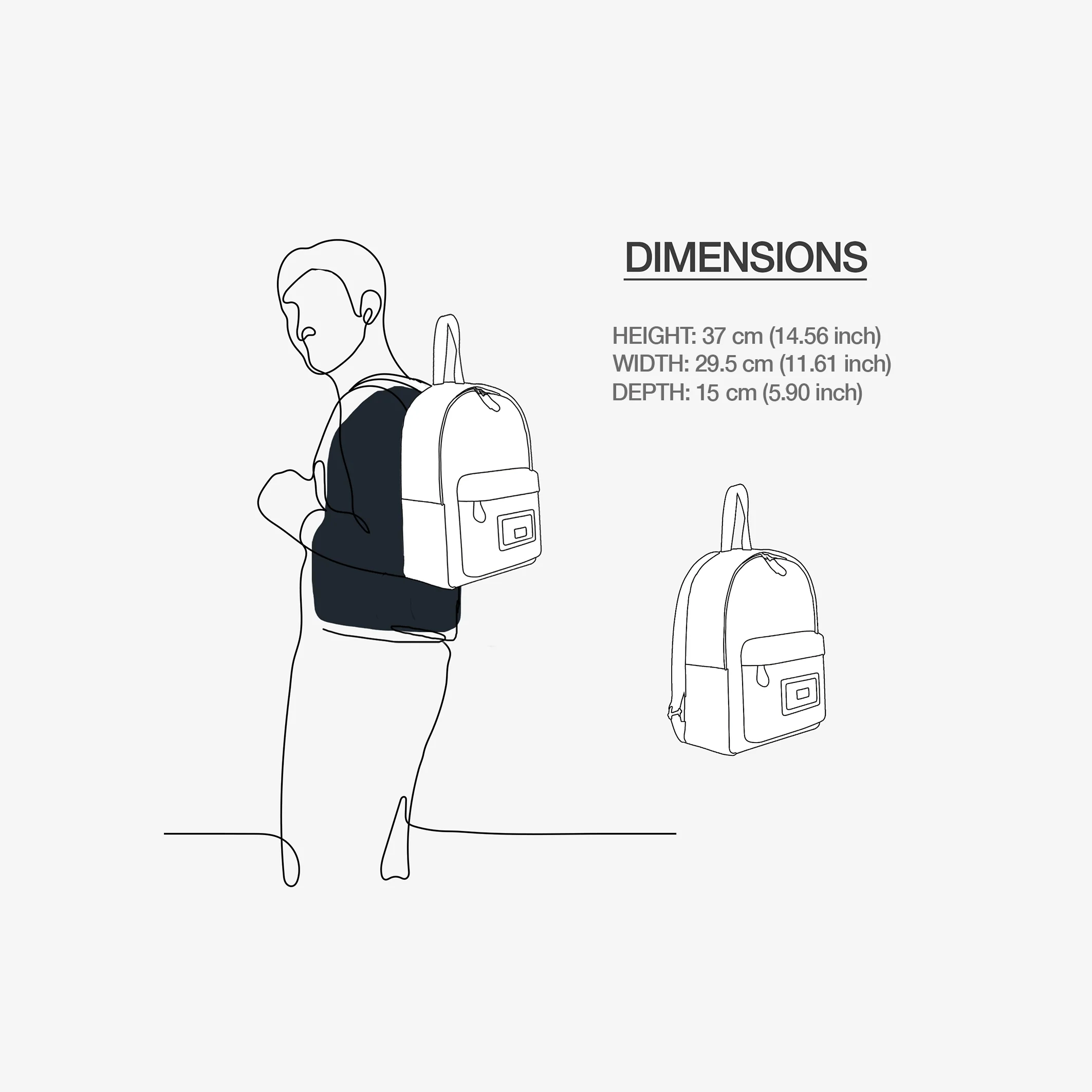 VEGAN BACKPACK SOHO NEON BYMANYC ® New York Luxury - Image 5