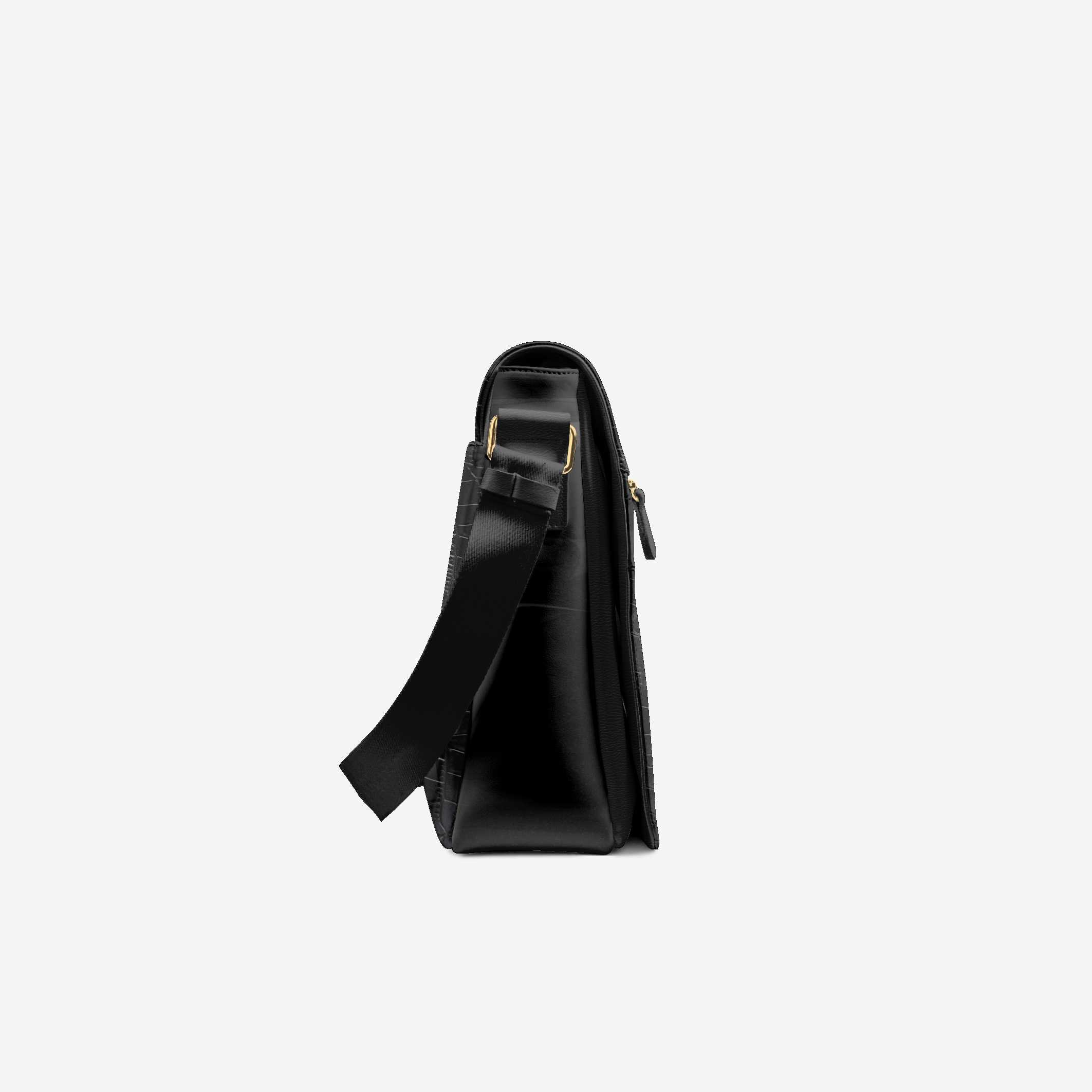 Vegan Luxe City Messenger Bag 16” | BYMANYC ® New York Milano Street Edge - Image 4