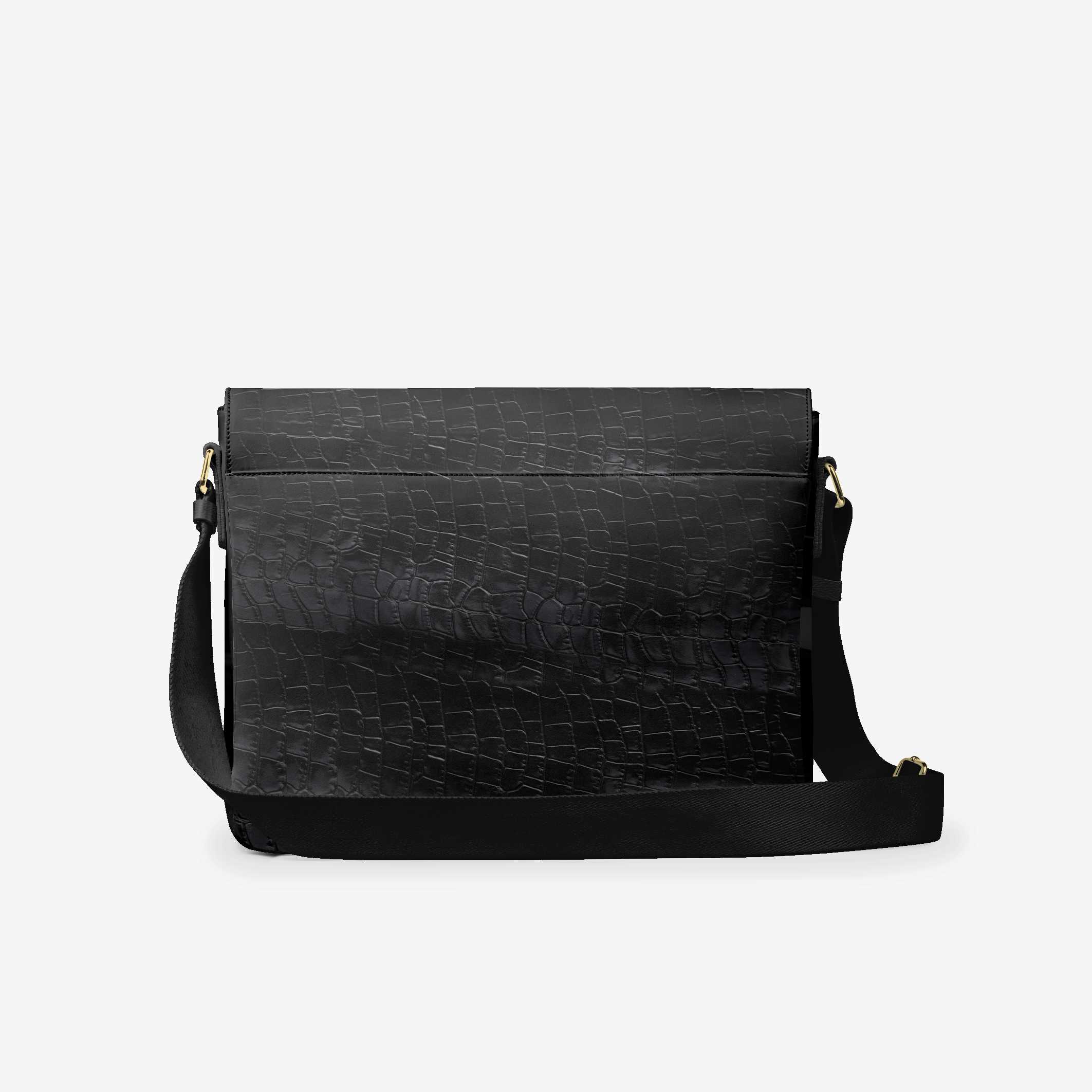Vegan Luxe City Messenger Bag 16” | BYMANYC ® New York Milano Street Edge - Image 6