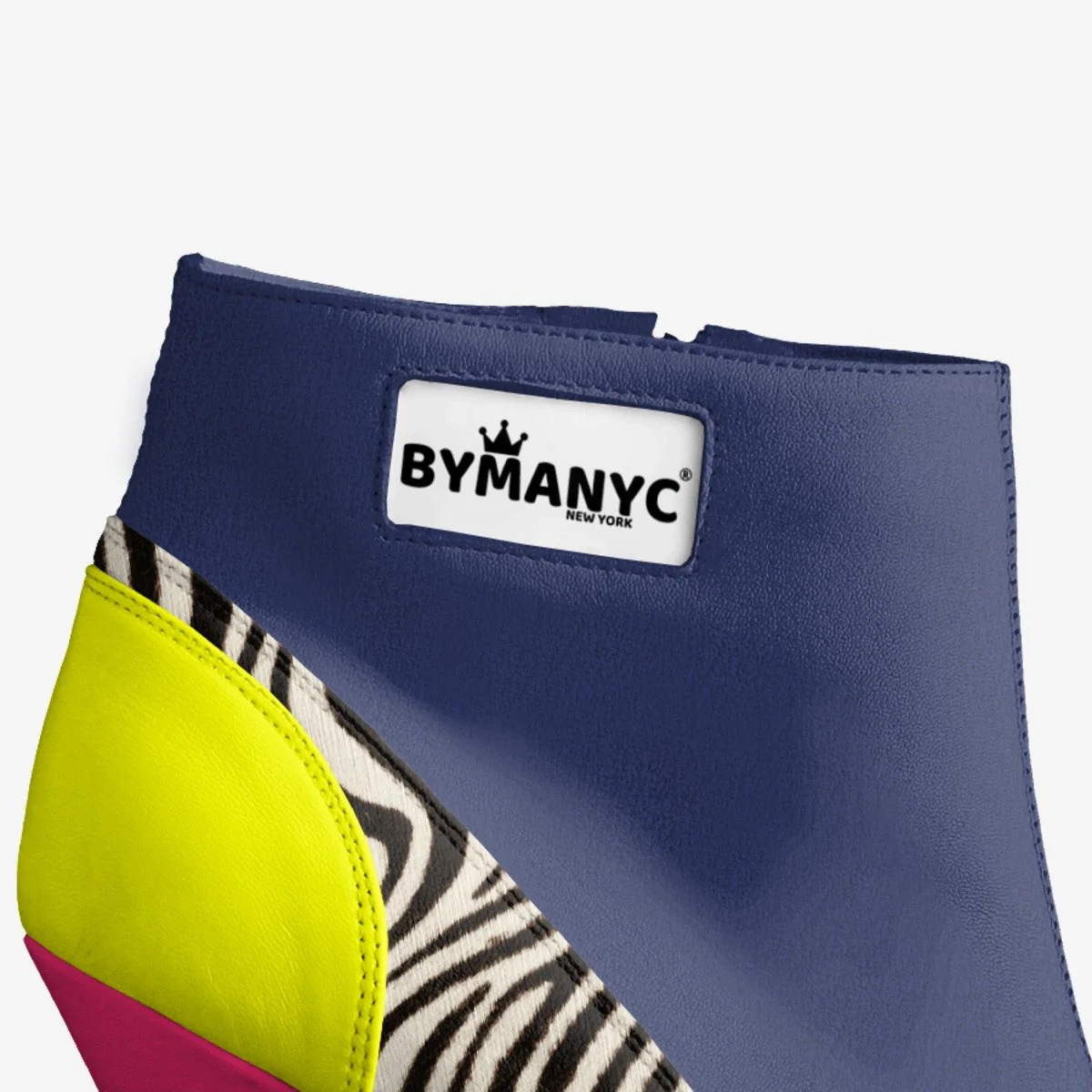Vegan Platform Ankle Boots BYMANYC ® New York Bold Black - Image 3