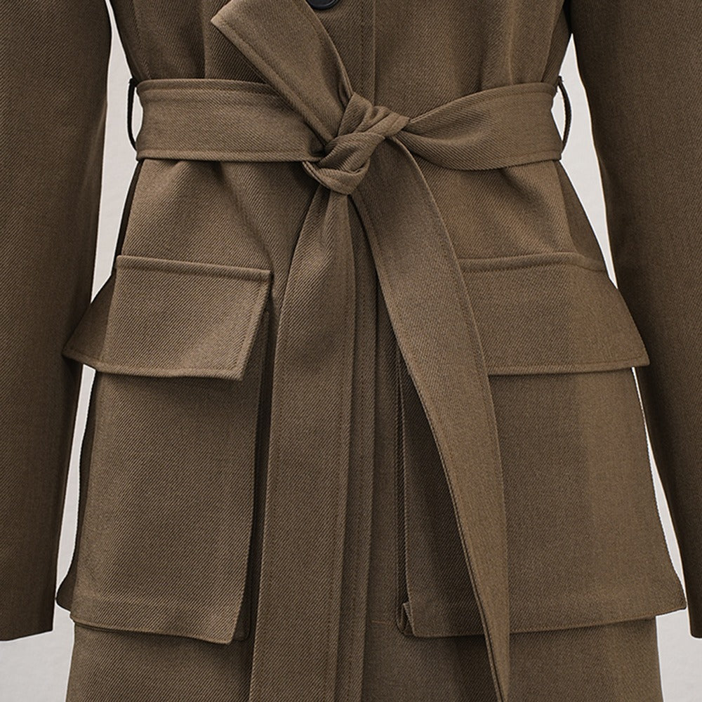 Waist-Cinching Jacket, Financial District | Women - BYMANYC ® New York - Image 3
