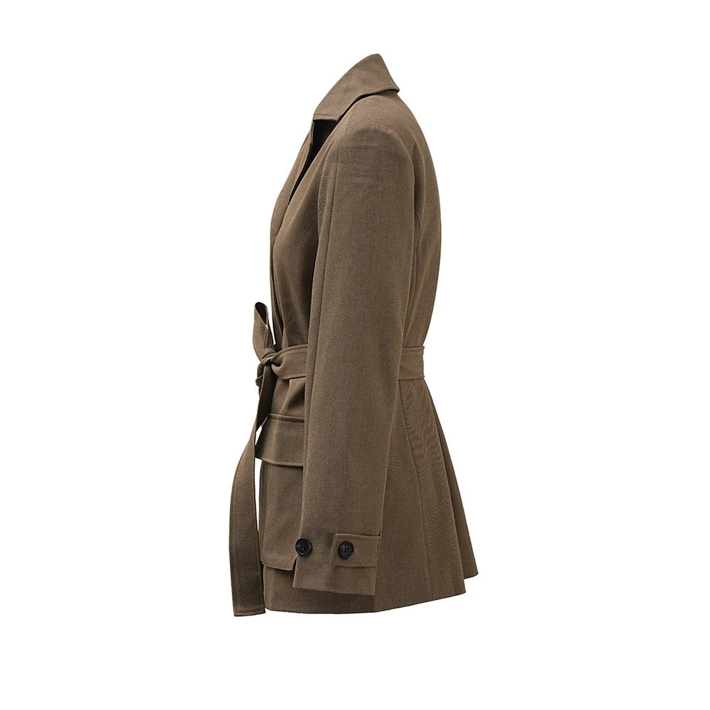 Waist-Cinching Jacket, Financial District | Women - BYMANYC ® New York - Image 5