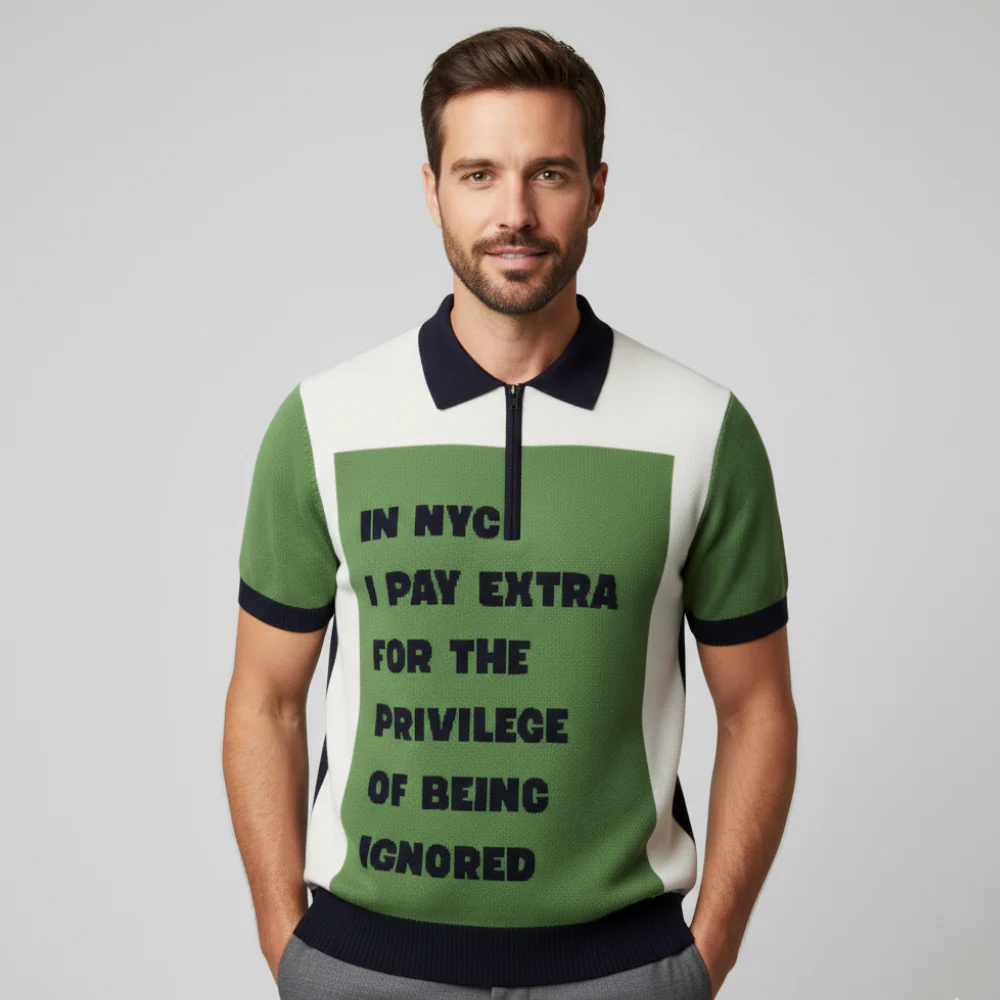 WALL STREET Cashmere Polo BYMANYC ® New York - Image 3