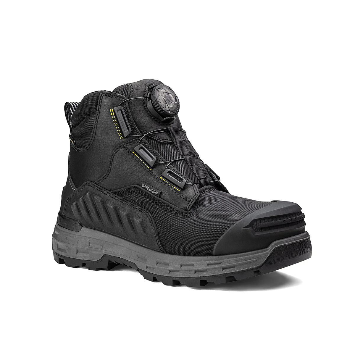 Wildwood 6ā Composite Toe Turbolace⢠Work Boot - Black - Made in USA - Image 3