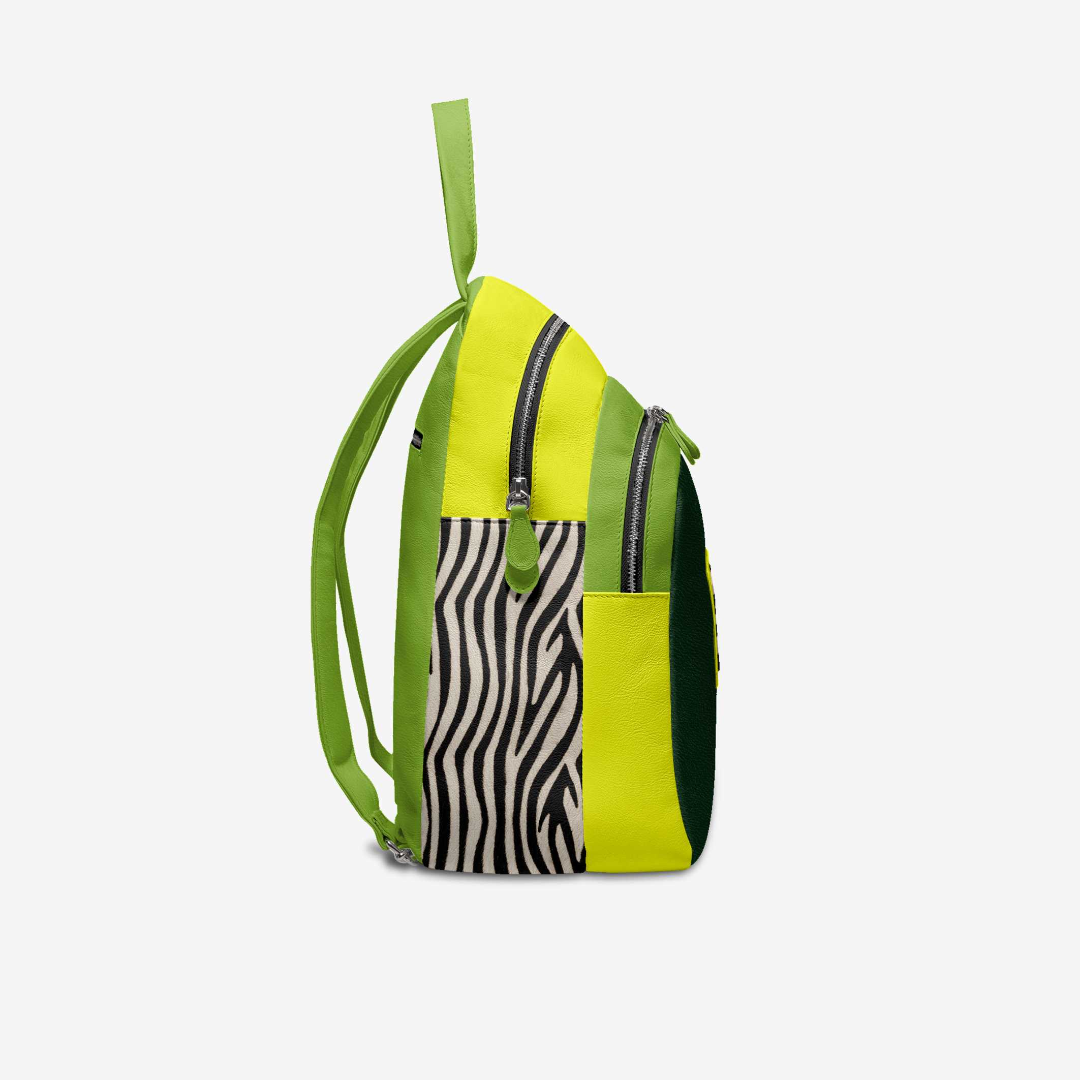 Zebra Jungle Backpack by BYMANYC ® New York – Handmade Vegan Luxury - Image 3